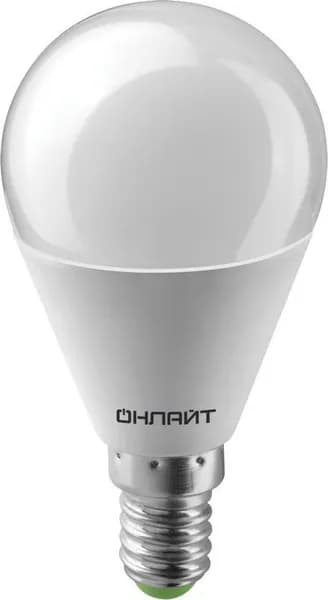 Лампа светодиодная OLL-G45-6-230-4K-E14 6Вт шар 4000К нейтр. бел. E14 600лм 176-264В ОНЛАЙТ 71644