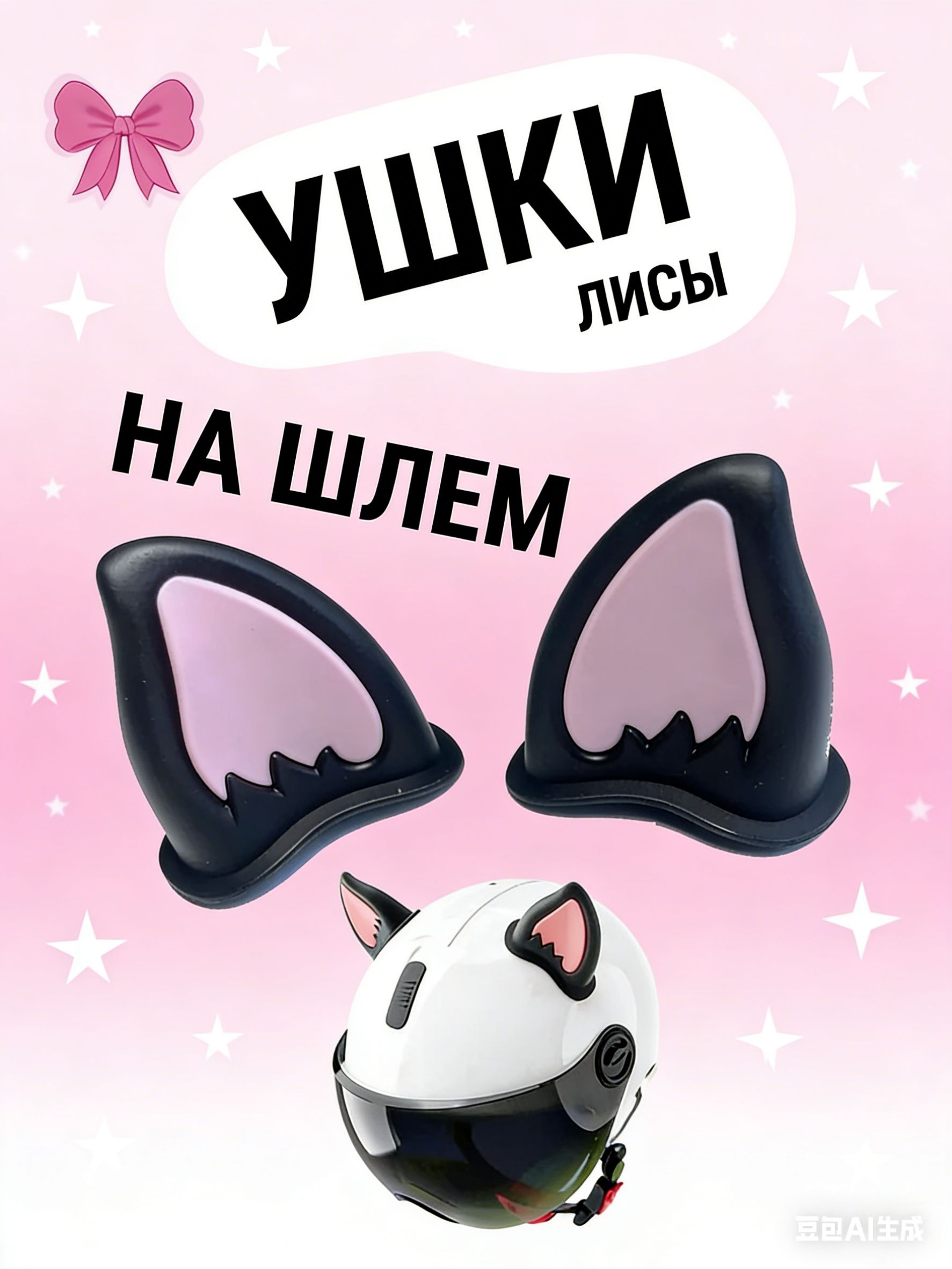 Ушки для мото шлема или сноуборда