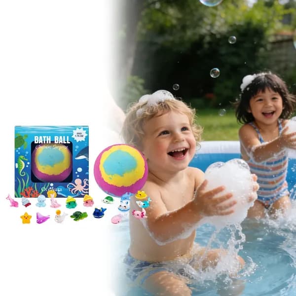 Детский пенный шарик для ванны с морской игрушкой, 4,5 см