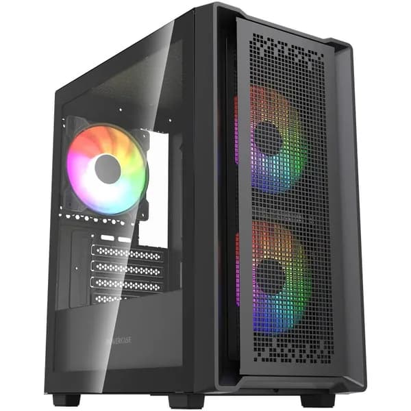 Корпус Powercase Mistral Micro SM04 ARGB Black