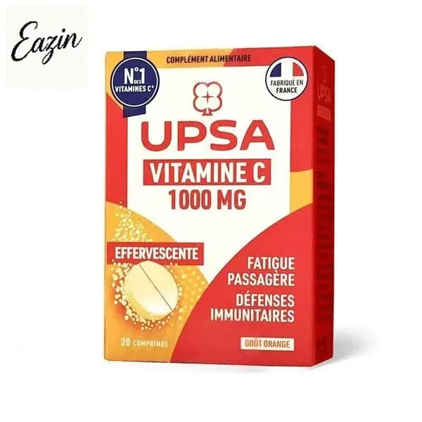 Крепкий напиток UPSA с витамином C и вкусом апельсина