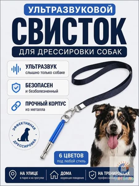 Премиумсвисток ультразвуковой для тренировки псов с настраиваемой тональностью, в комплекте шнурок, 1 единица. 4513531 Xplore