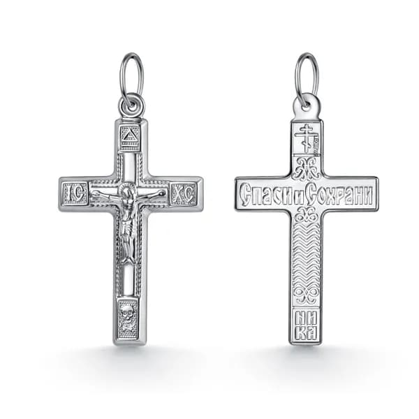 Крест православный серебро 925 от SOROKIN JEWELRY