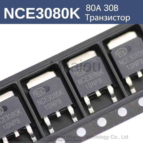 NCE3080K, MOSFET транзистор, 30V/80A, TO-252(DPAK)
