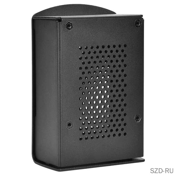 Generic Компьютерный корпус Raspberry Pi 4 Model B / B+, черный (RP4-BLK-ALU-CASE-001)