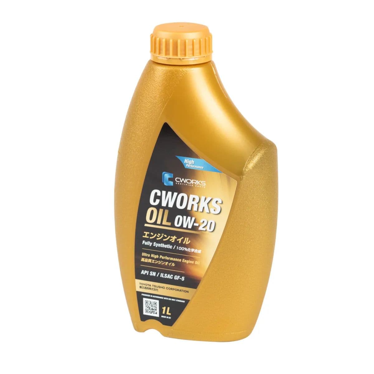 CWORKS 0W-20 Масло моторное, Синтетическое, 1 л