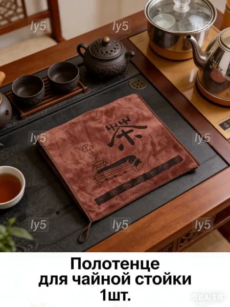 Салфетка сервировочная Замша искусственная 29x29см, 1шт.