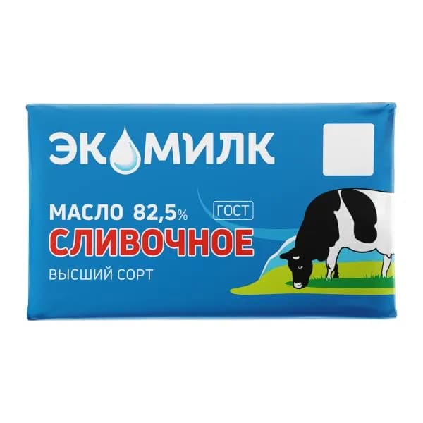 Масло сливочное Экомилк 82.5% 180г