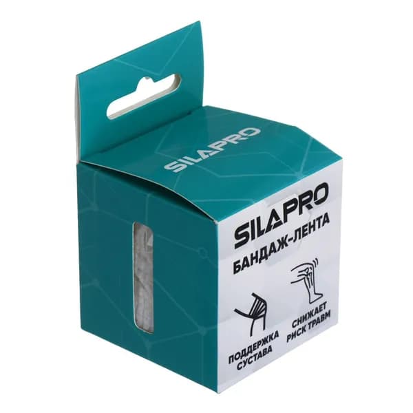 SILAPRO Бандаж лента, 4.5м, 5см, нетканый материал