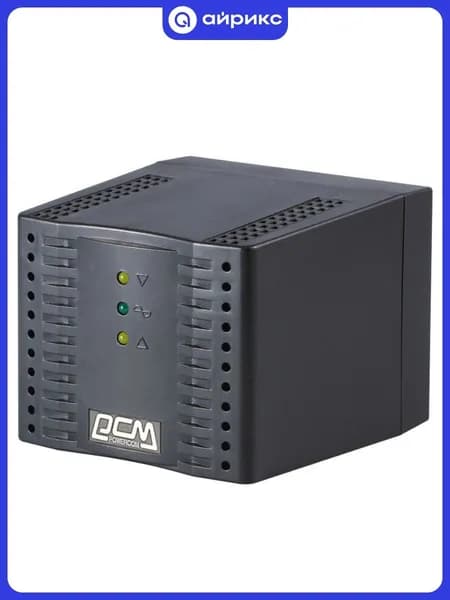 Стабилизатор напряжения Powercom TCA-1200 Black Tap-Change, 600W