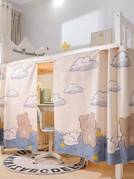Подзор для кровати Bed Curtain, Полиэстер с размерами: 200 см х 115 см