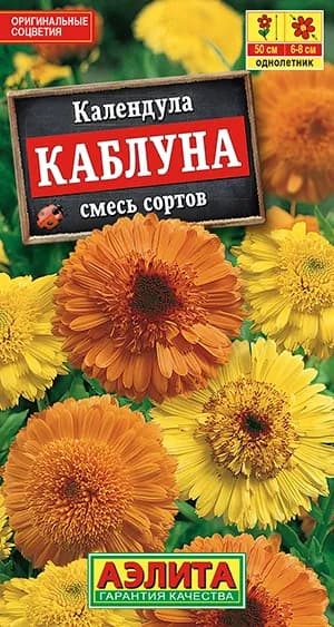 Семена Календула Каблуна, смесь окрасок (0,5 г) - Аэлита