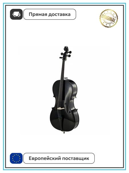 Виолончель Thomann Gothic Black Cello 4/4