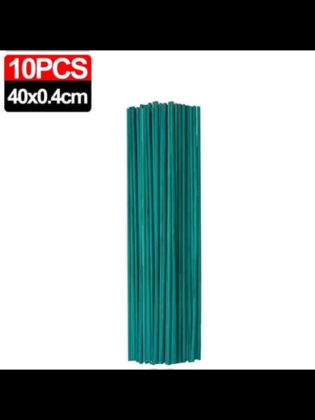 Бамбуковые опоры для растений зелёные 10 20 30 50 шт 10PCS