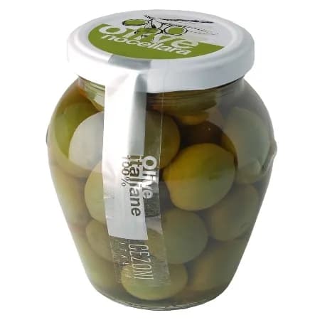 CEZONI Оливки зеленые с косточкой Ночеллара 290 г