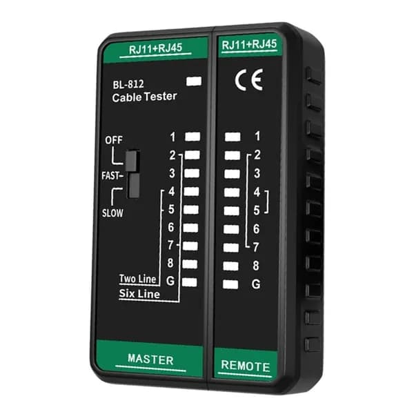 Многофункциональный тестер сетевых кабелей TLP-123A для проводов Ethernet RJ45.