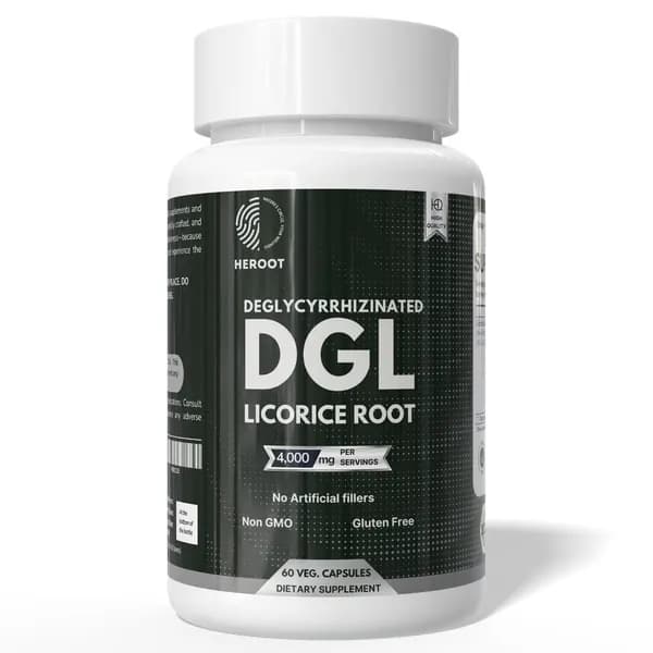 Heroot экстракт корня солодки капсулы 4000mg - Glicyrrhiza Glabra-60 капсул-