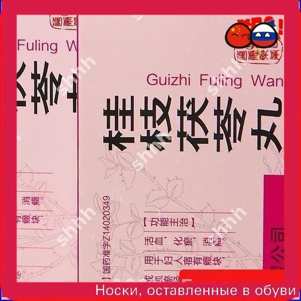 Гуйчжи Фулин Вань (Guizhi Fuling Wan) - при эндометриозе, миоме, аменорее