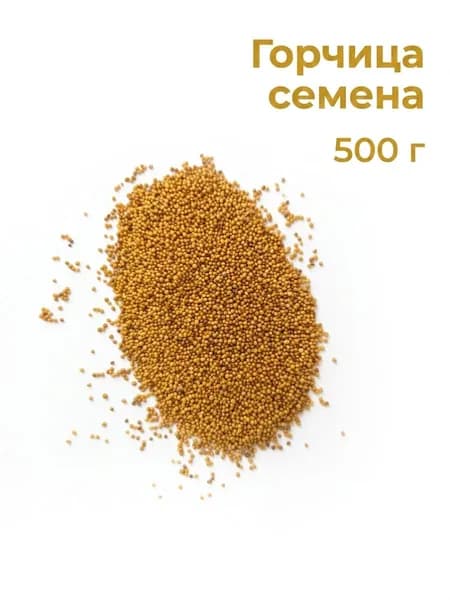 Горчица зерна (семена горчицы пищевые), 500 гр