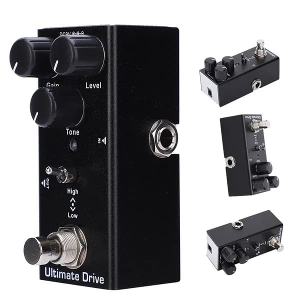 Педаль эффектов Ultimate Drive для электрогитары, Mini Single True Bypass, DC 9V, JDF-2