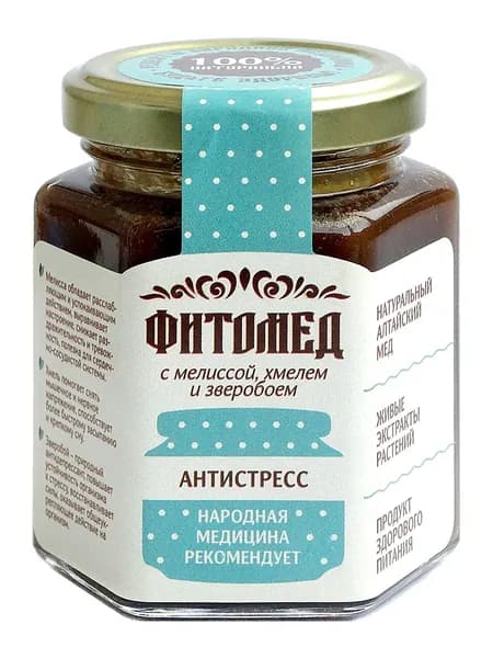 Фитомед "Антистресс" с мелиссой, хмелем и зверобоем, 1 шт.