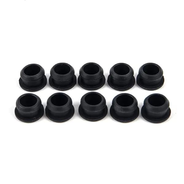 Заглушка для отверстий силиконовая чёрная 10 шт., 14MM