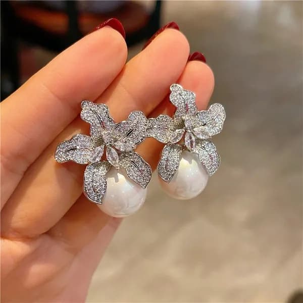 Серьги крупные