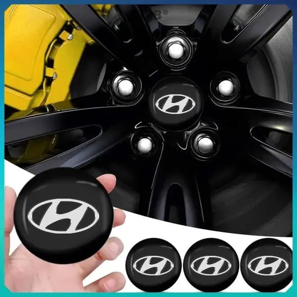 4 шт Хёндай (Hyundai) автомобильных колпачков для ступиц диаметром 56 мм