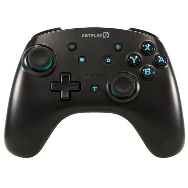 Геймпад Геймпад беспроводной Artplays NS65 черно-бирюзовый, Bluetooth, черный
