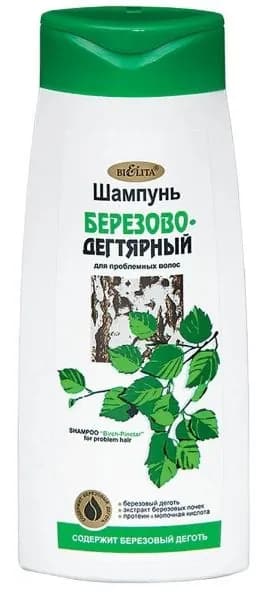 Шампунь для проблемных волос Bielita (Белита) Березово-Дегтярный, 480мл х 1шт