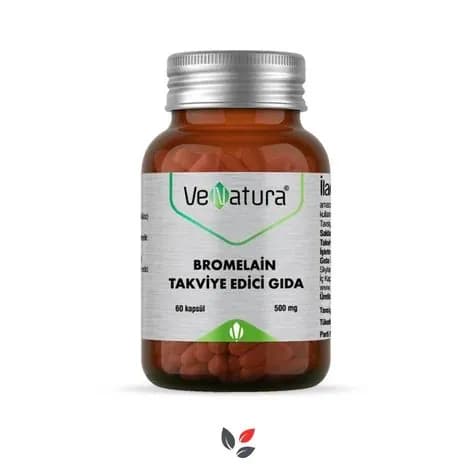 Venatura Bromelain 60 капсул Натуральная поддержка пищеварения и суставов