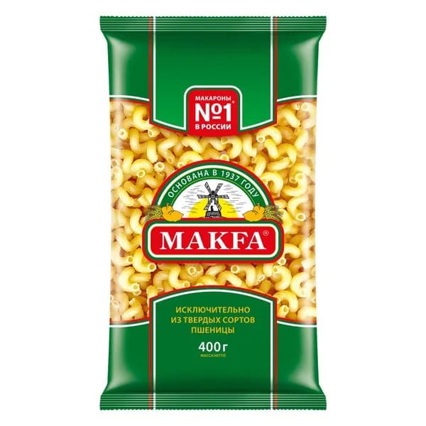 Makfa Макароны Витки, 400 г