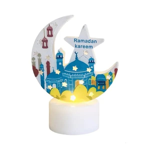 Лампа-свеча Рамадан LED, Лунный Пятизвездочный Замок