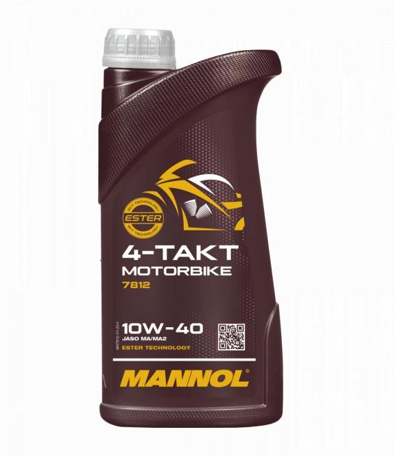 MANNOL 4-Takt Motorbike 7812 10W-40 Масло моторное, Синтетическое, 1 л