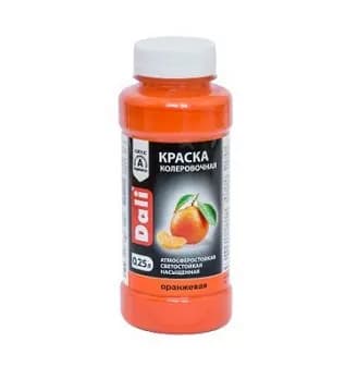 Краска колеровочная "DALI" оранжевый 0,25л