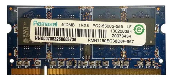 Ramaxel Оперативная память DDR2, 667 МГц, 1 x (RMN1150EG38D6F-667)