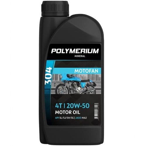 POLYMERIUM motofan 304 20W-50 Масло моторное, Минеральное, 1 л