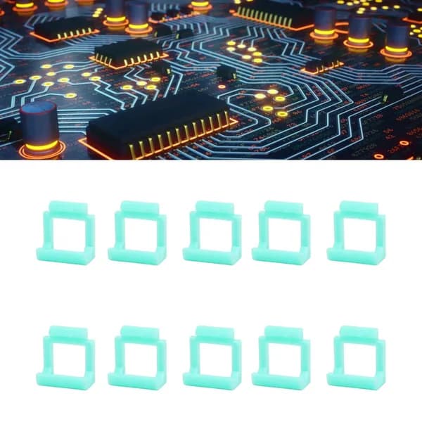 Фиксатор переходной платы PCIe Светло-синий