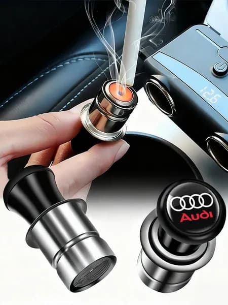 Прикуриватель для автомобиля Audi(Ауди), электронное устройство зажигания,Наклейки на машину