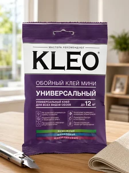 Универсальный клей для всех видов обоев 60 г 12 кв.м