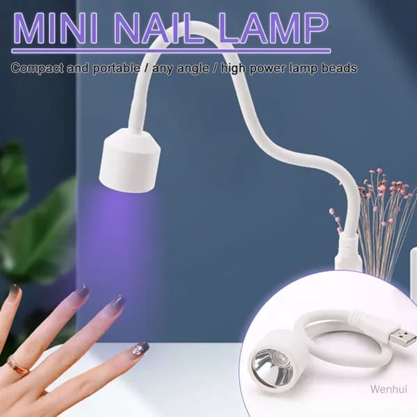 Лампа для маникюра мини LED 6W портативная для одного пальца