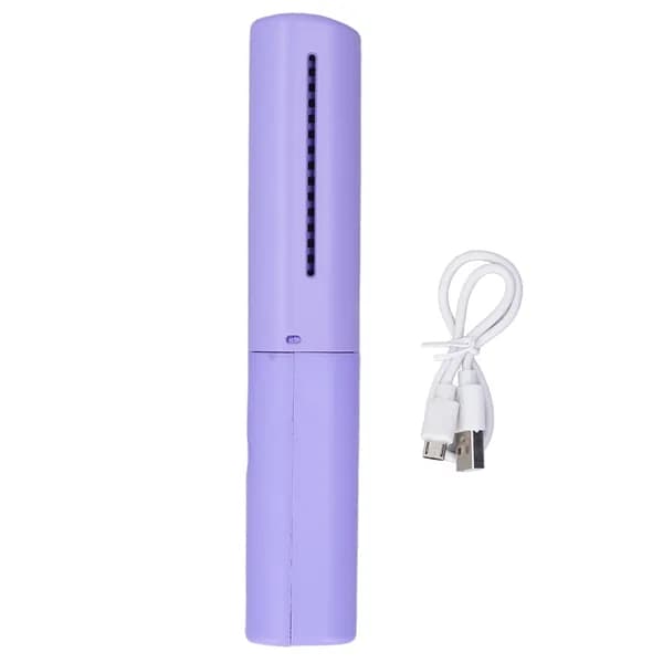 Выпрямляющая расчёска USB, беспроводная, фиолетовая