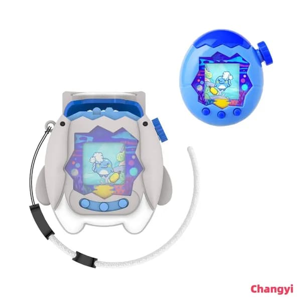 силиконовый чехол для Tamagotchi Paradise с рисунком и шнурком для переноски