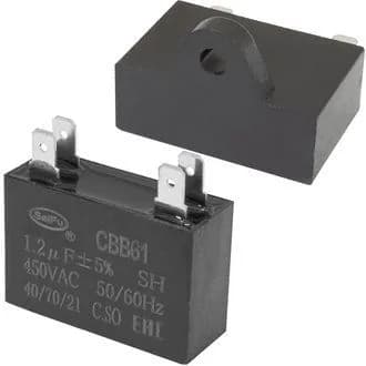 CBB61 1.2 uF 450V пусковой конденсатор, 1.2 мкФ, 450 В, 4 клеммы