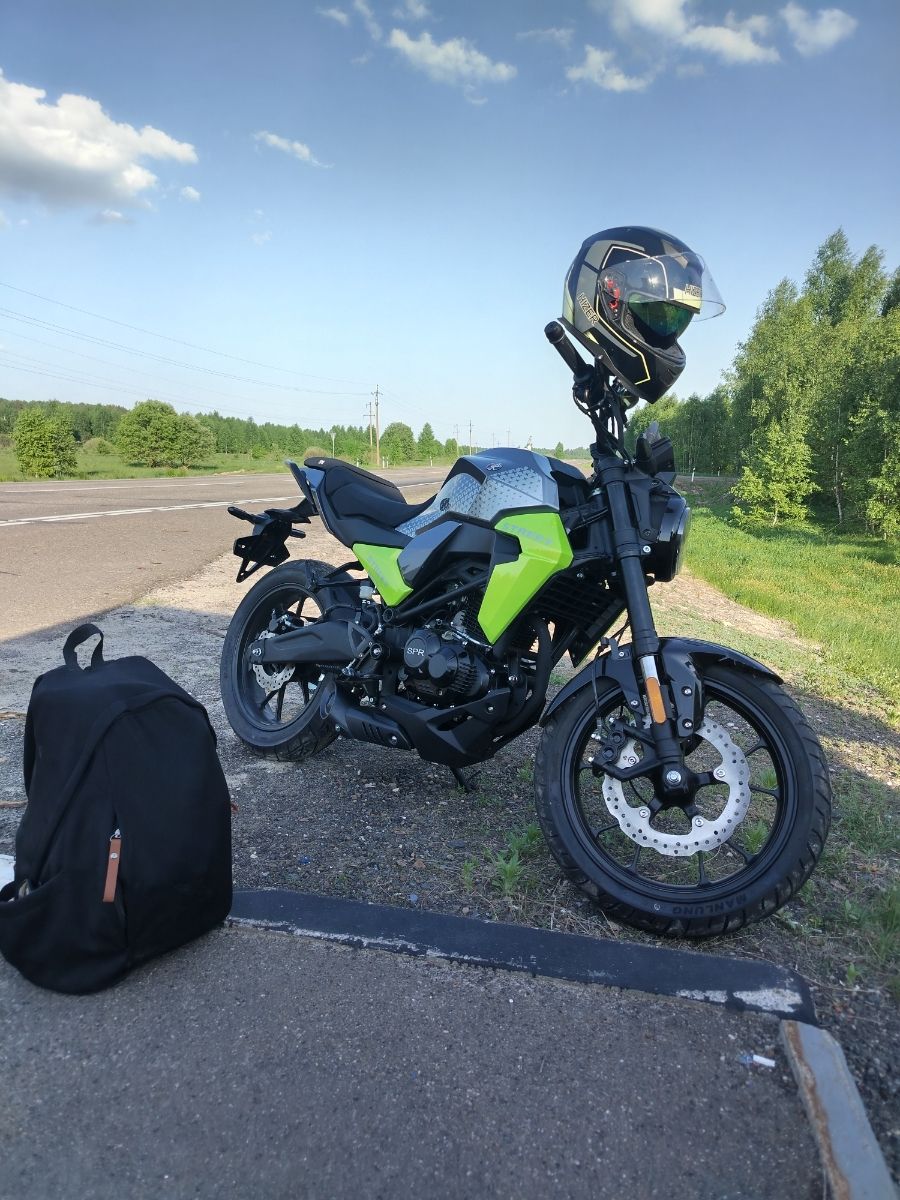 Мотоцикл SPRMOTORS Street_зел (с ПТС в заводской упаковке)