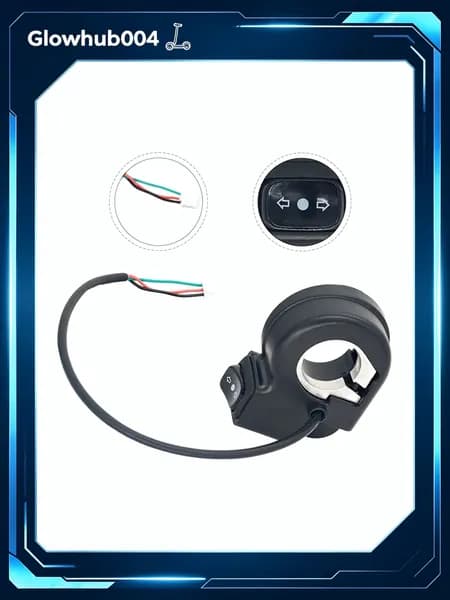 Модификация рулевого M365, пластиковый, 14*7*3 см, 40 г, черный, рулевой переключатель