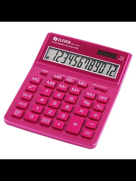 Калькулятор настольный Eleven SDC-444X-PK, 12 разрядов, дво
