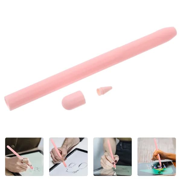 Силиконовый защитный чехол для стилуса apple pencil 2 розового цвета, противоударный и противоскользящий