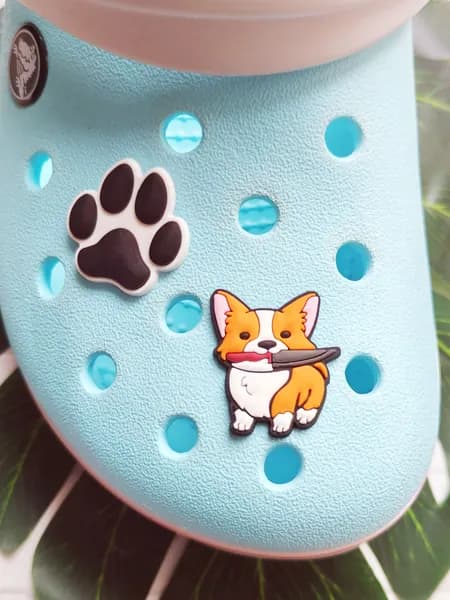Джибитсы корги собаки на crocs