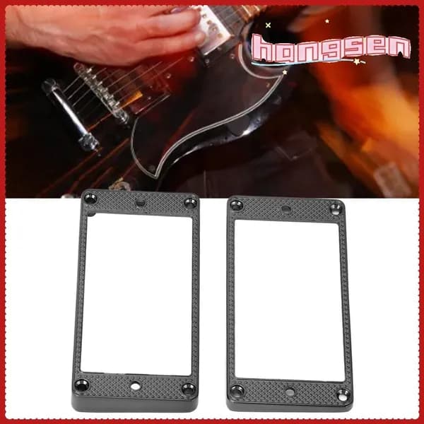 Набор из 2 штук кольца звукоснимателя Humbucker, для электрогитар с плоским дном